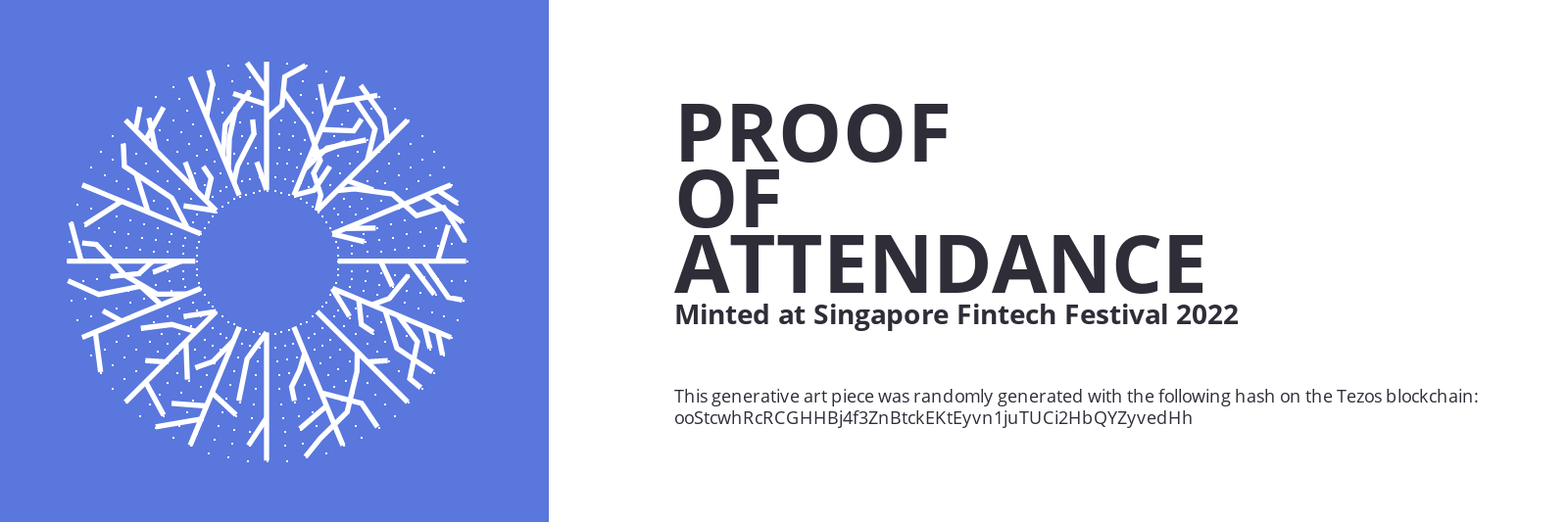 SFF2022 Proof of Attendance Token #1968 static token preview