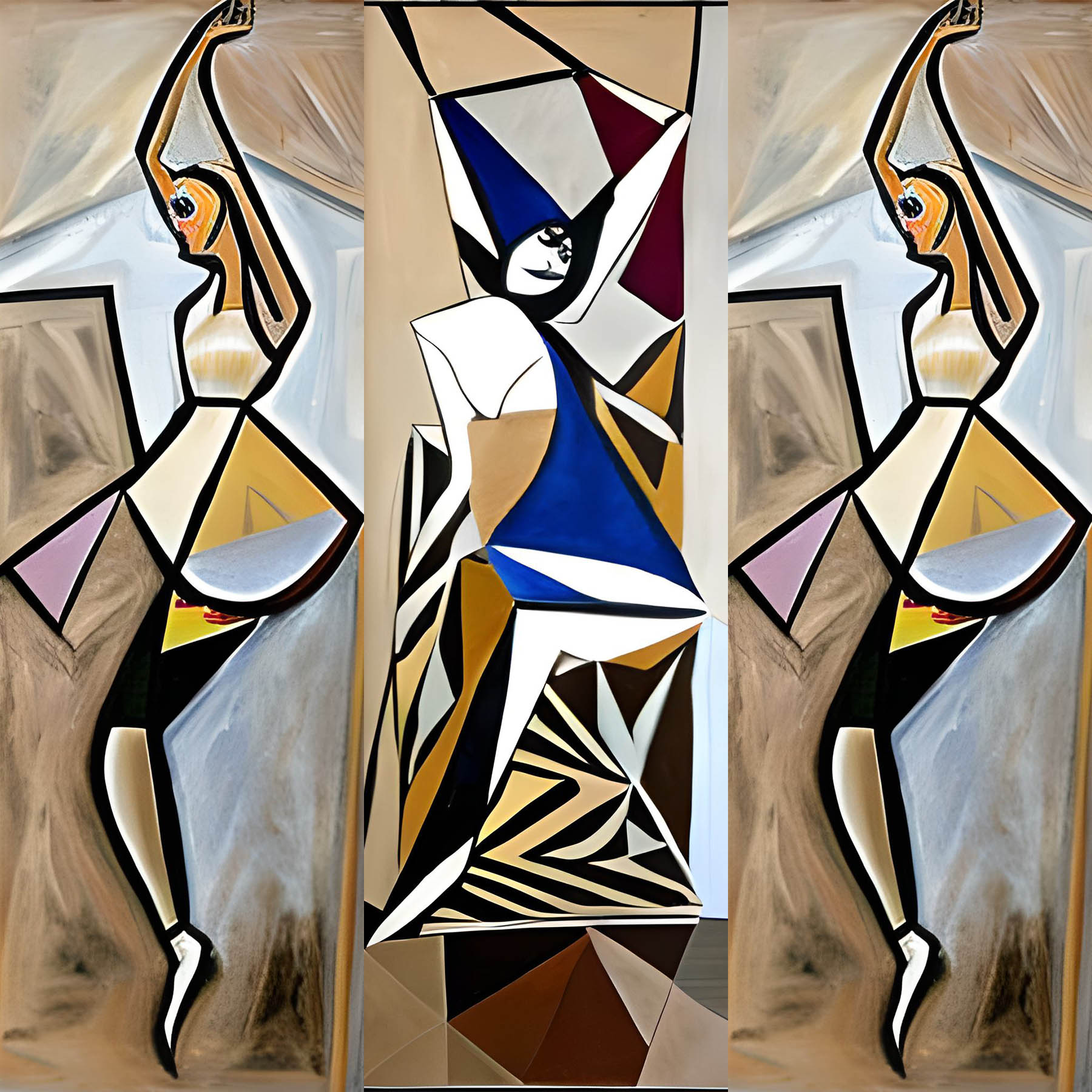 Cubism Dancers #8 static token preview