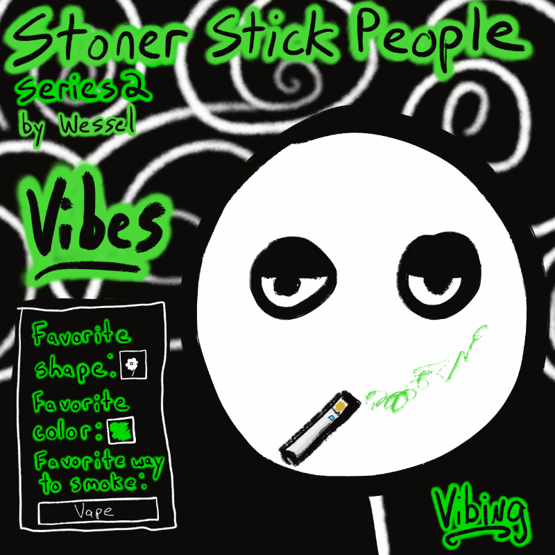 Stoner Stick People Series 2 #9 static token preview