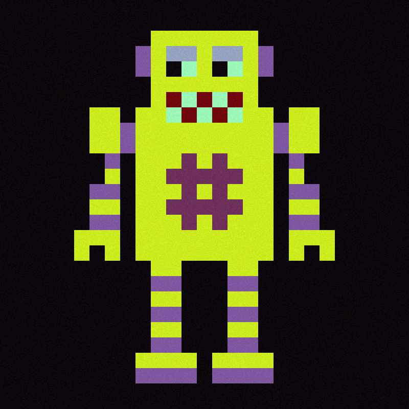 Pixelbots #24 static token preview