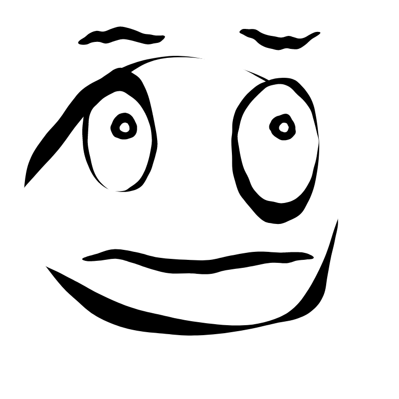 Ink Face Sketch #9 static token preview