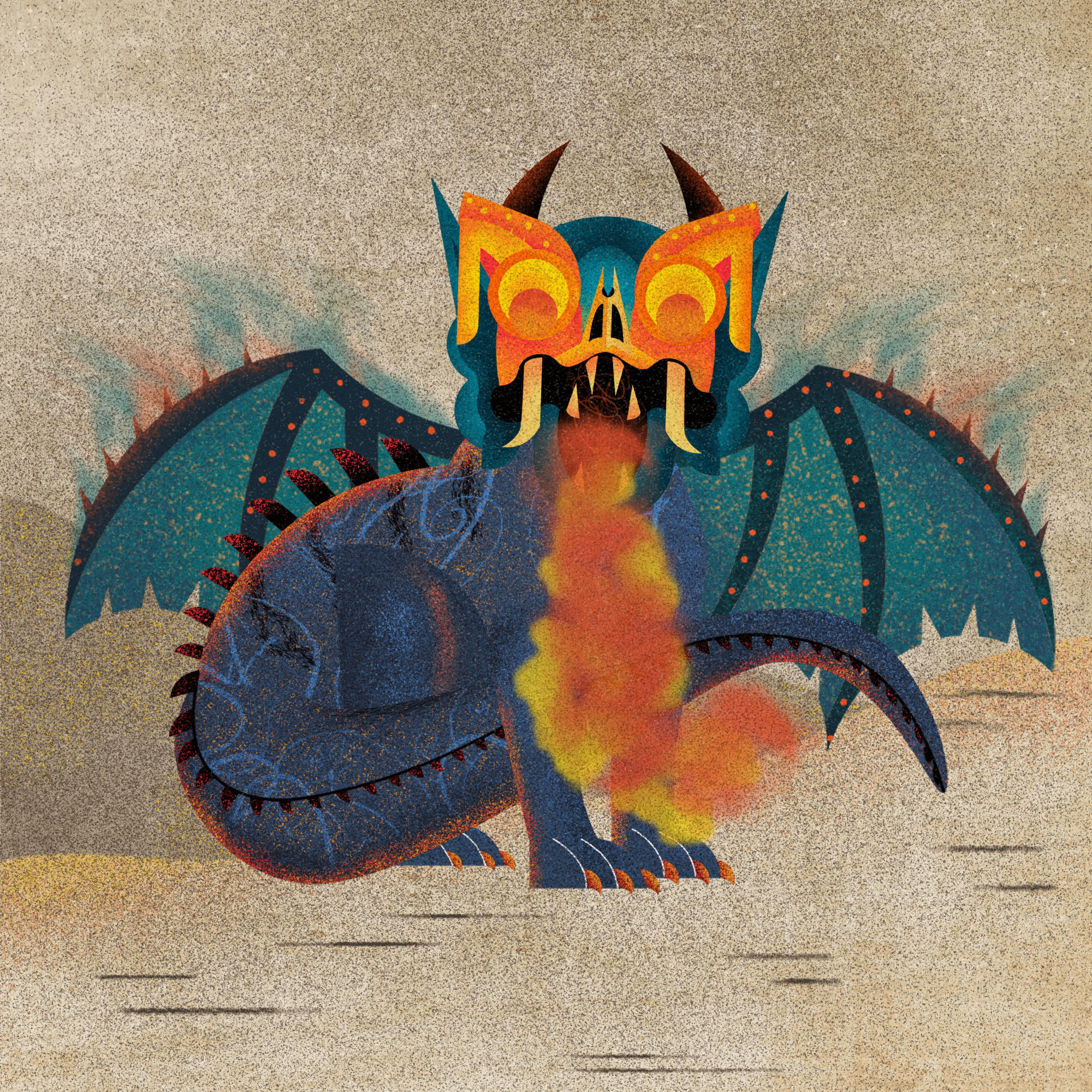 Ancient dragon #11 static token preview