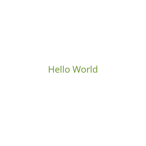 Hello World project preview