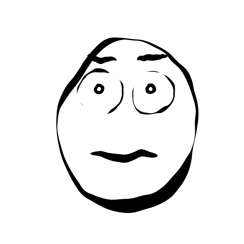 Ink Face Sketch #16 static token preview
