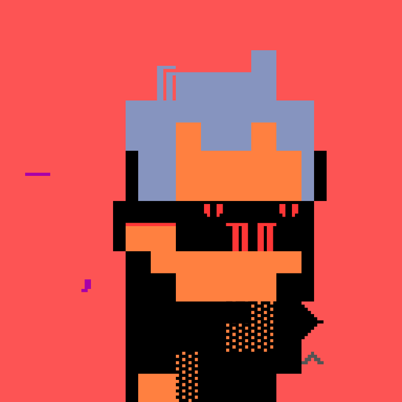 Gen DOS Punk #12 static token preview