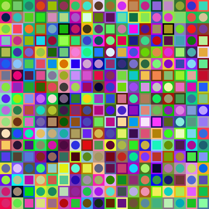 Square Dot Composition #343 static token preview