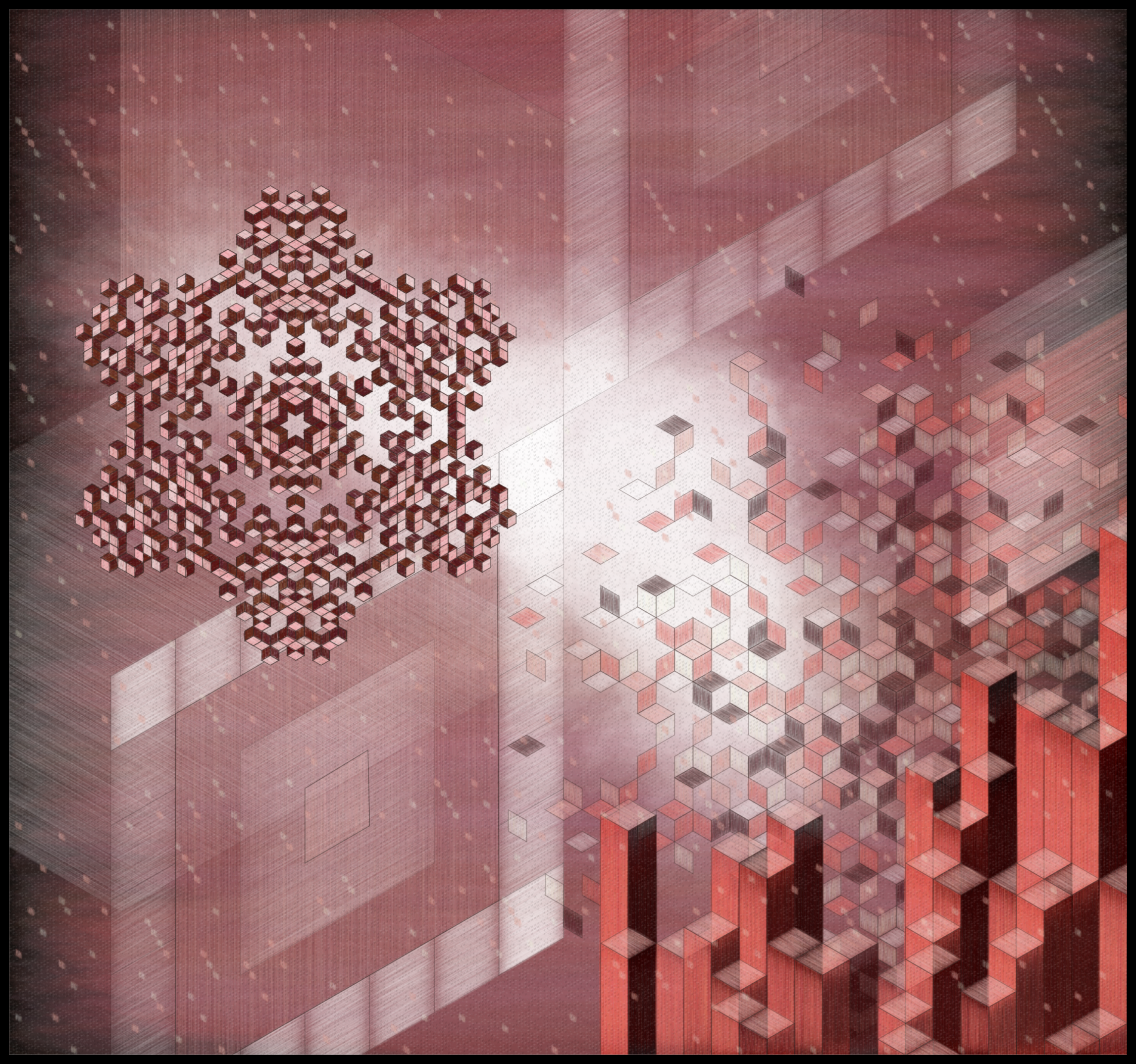 View From Our Window Depicted In Rhombuses #16 static token preview