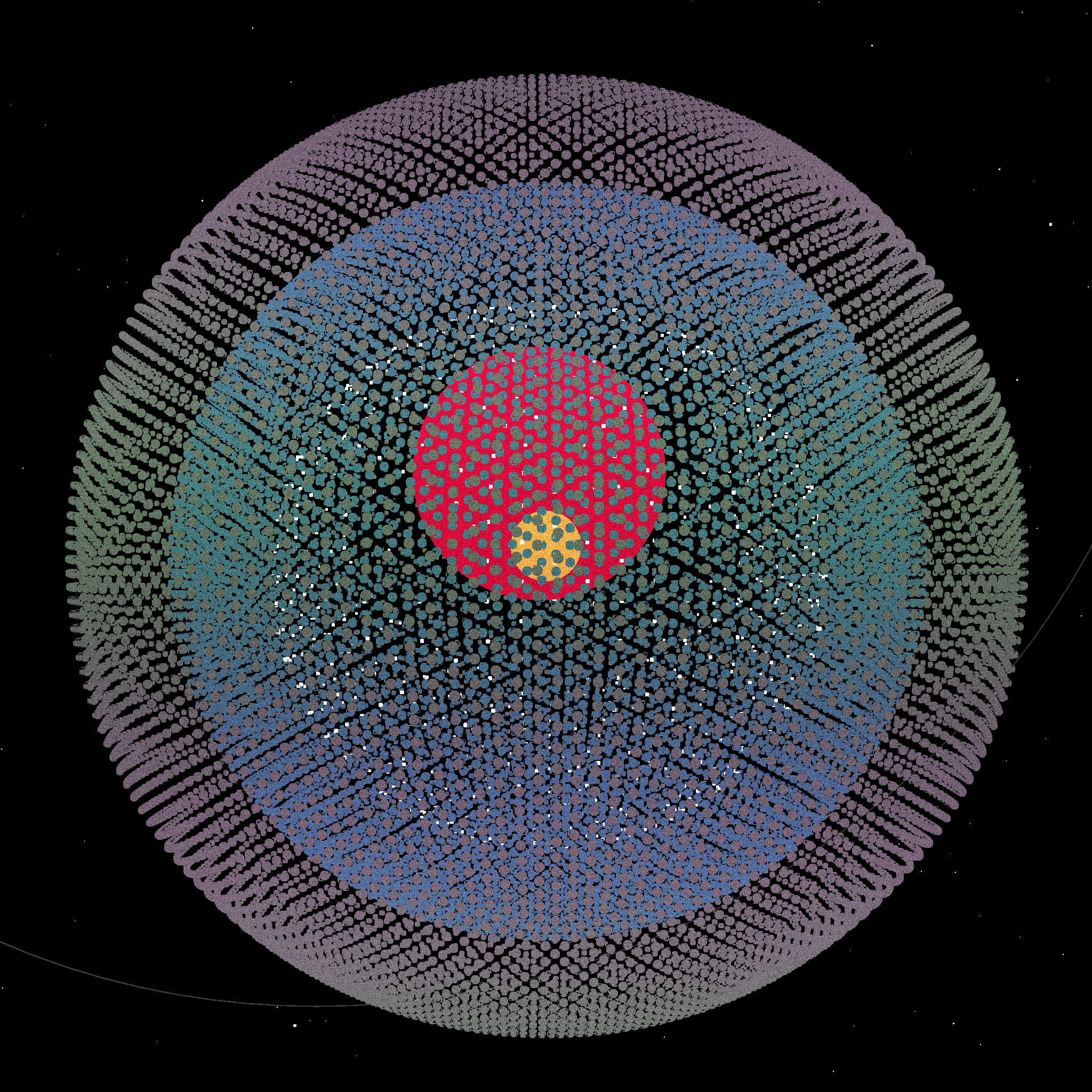 Cometary coma #253 static token preview