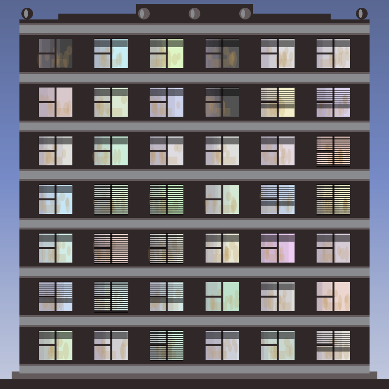 Night Windows #16 static token preview