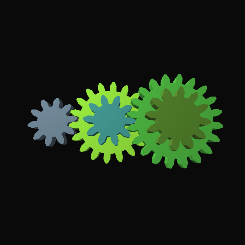 Mechanical gears #20 static token preview