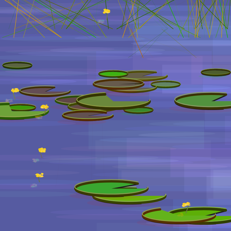 Water Lilies #4 static token preview