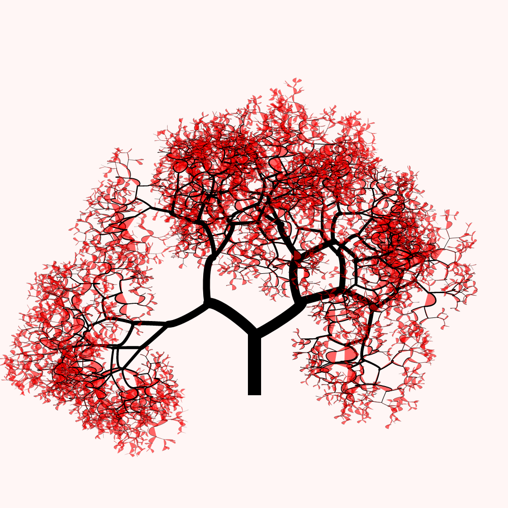 Bézier Bloom #13 static token preview
