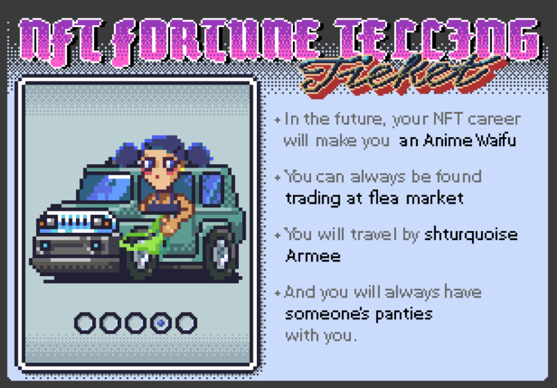 NFT FORTUNE TELLING #9 static token preview
