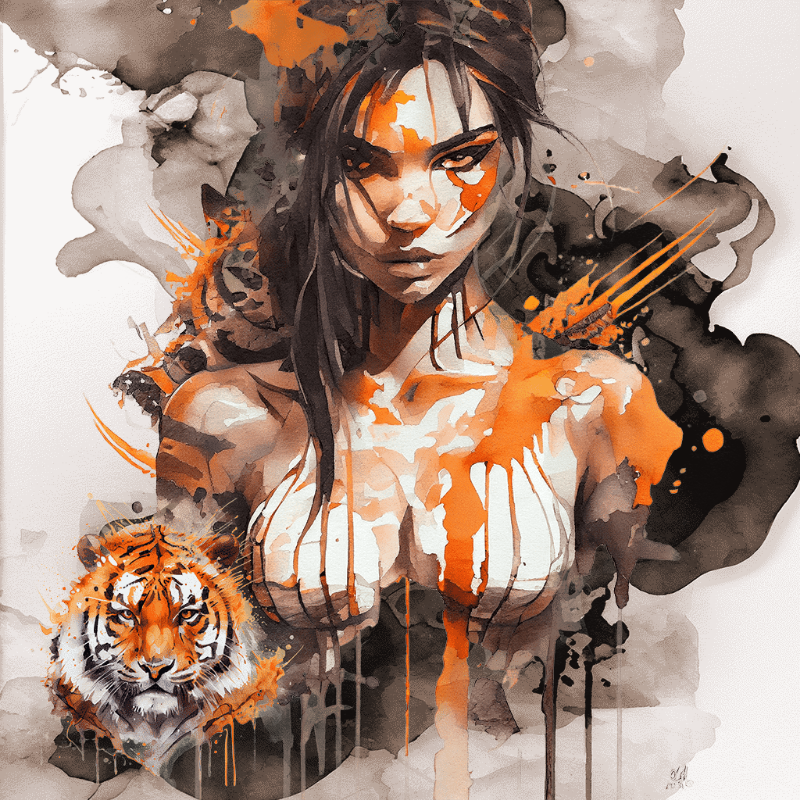 Arce and Tiger #2 static token preview
