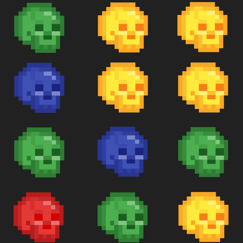 Skull candy #4 static token preview