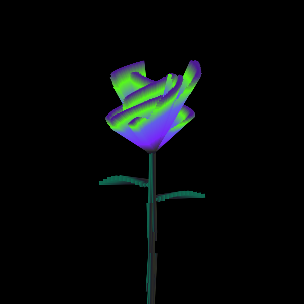 Digital Flower #4 static token preview