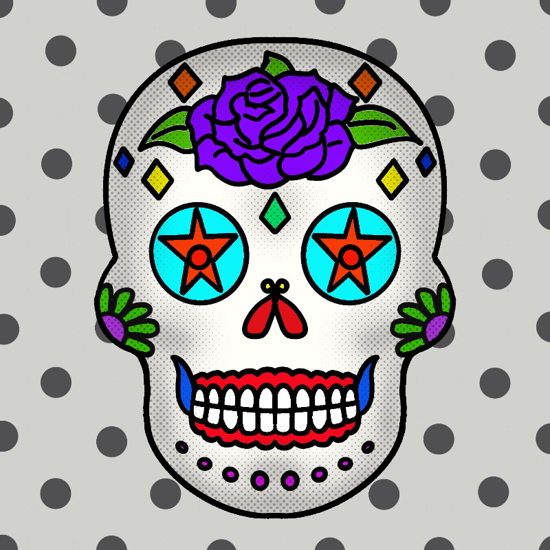 Sugar Skulls #17 static token preview