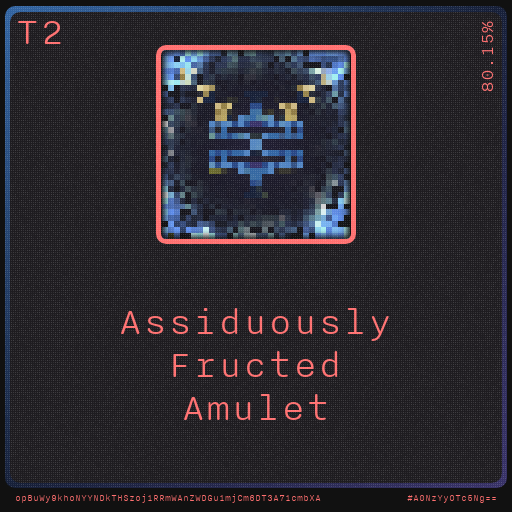 Gear for your quests - Amulet #12 static token preview