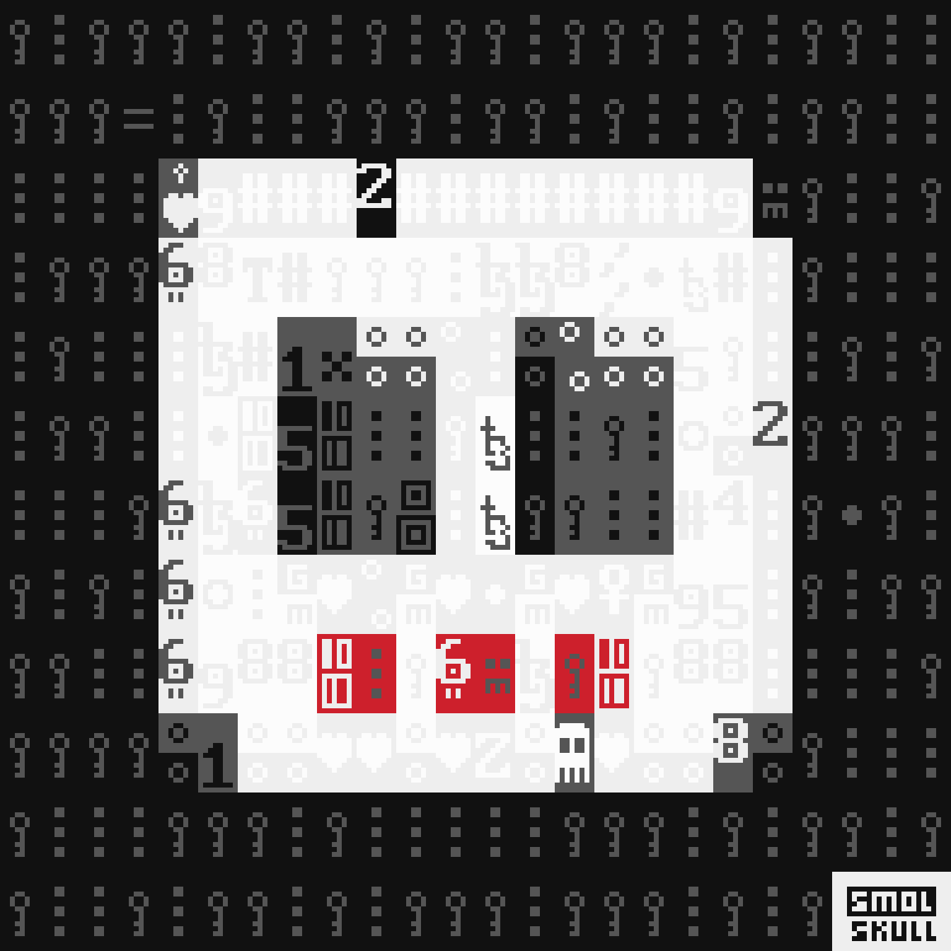 ASCII-SMOLSKULL #241 static token preview