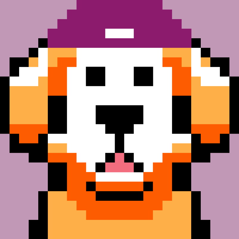 Pixel Dog #1 static token preview
