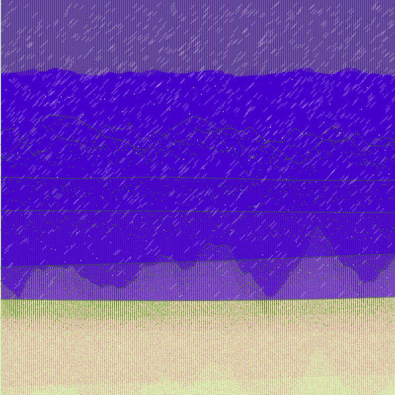 Glitched Mountains GT #8 static token preview
