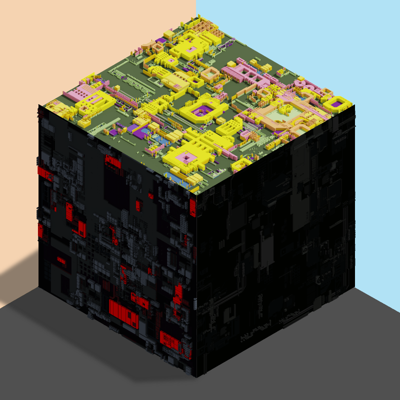Cube generative #15 static token preview