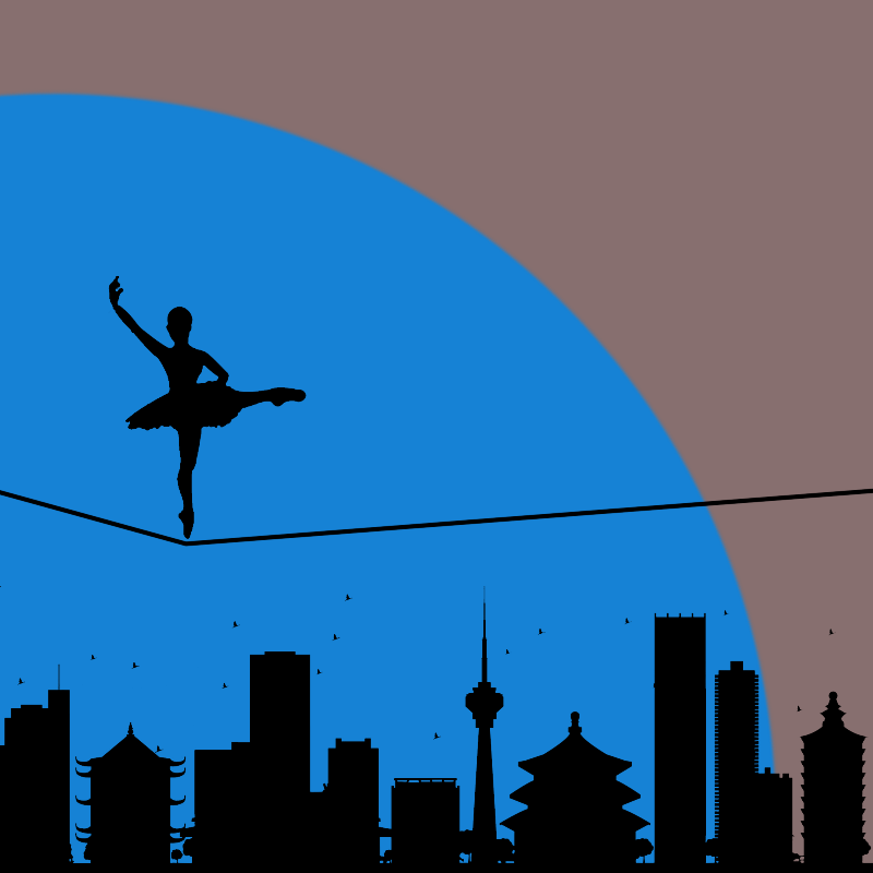 Dancing over the city #8 static token preview