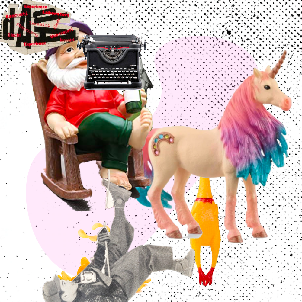 A little dwarf on a unicorn #1 static token preview