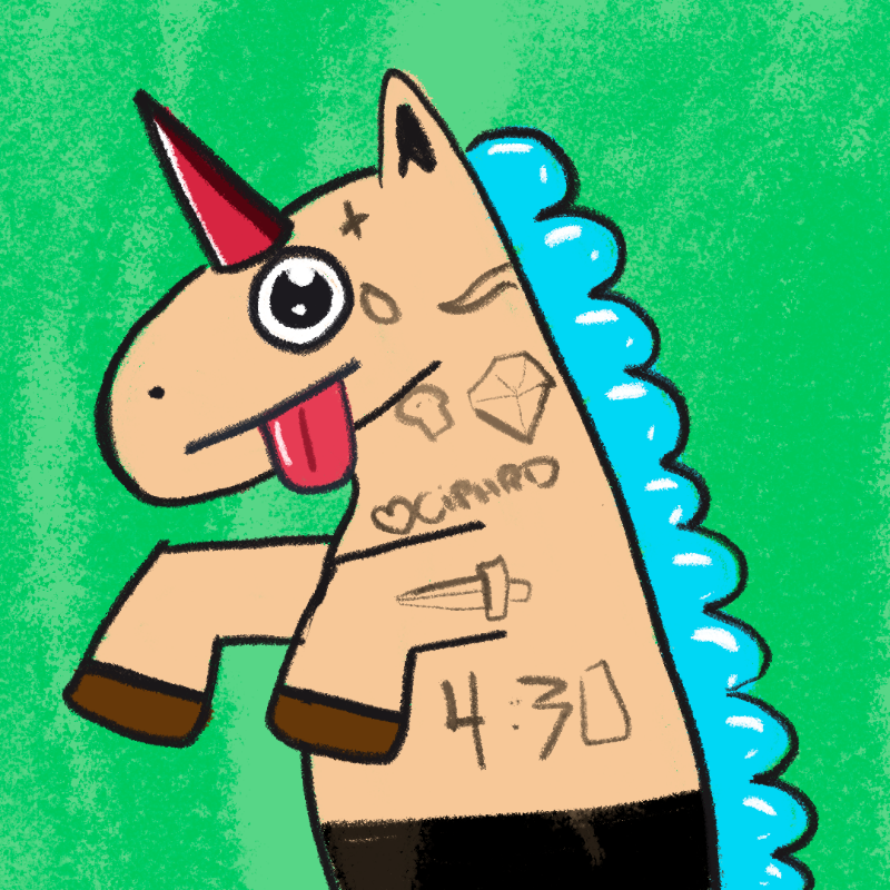 Peculiar unicornos #183 static token preview