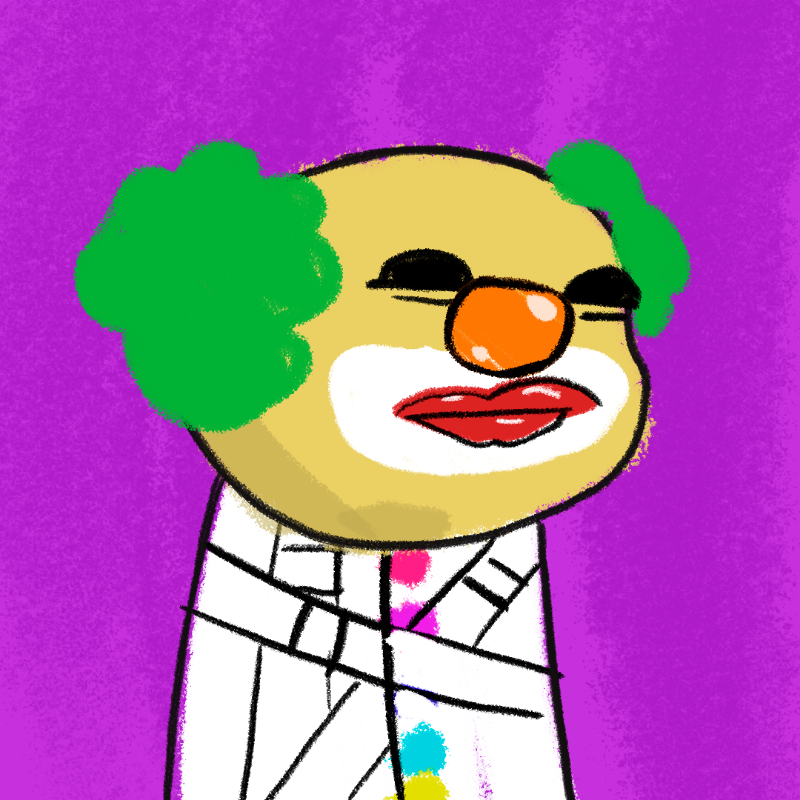 Peculiar clown #16 static token preview