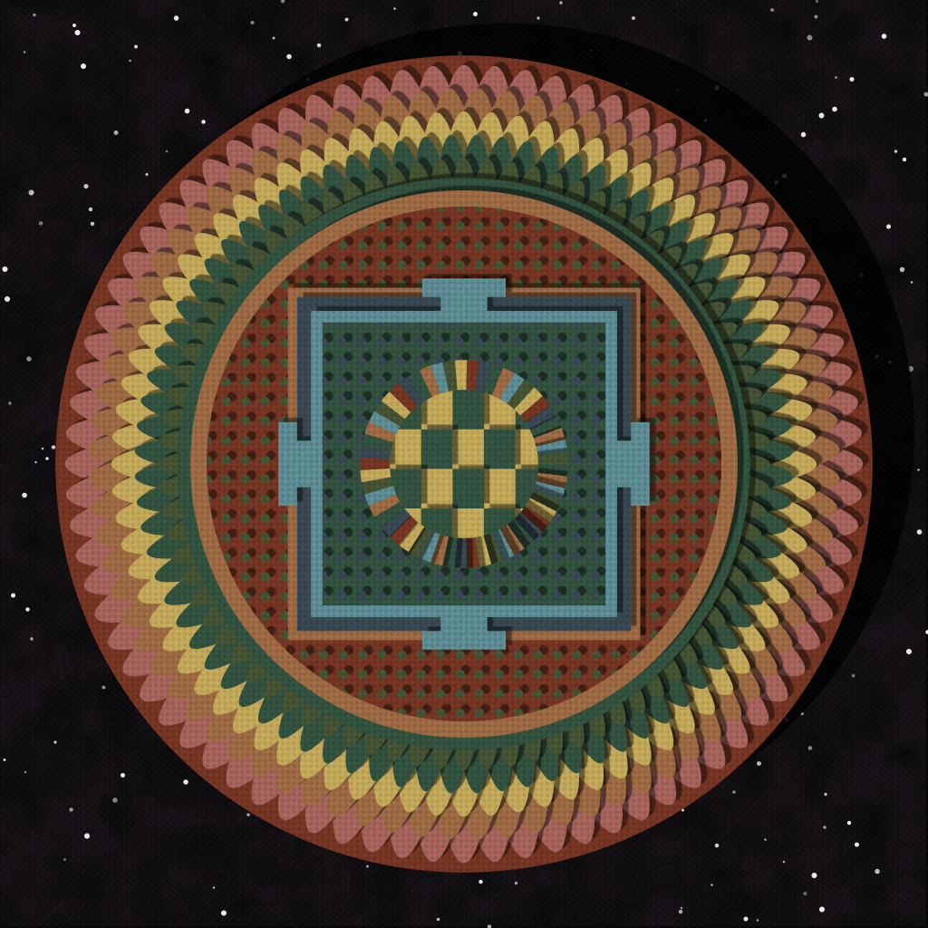 Paper Mandala #45 static token preview