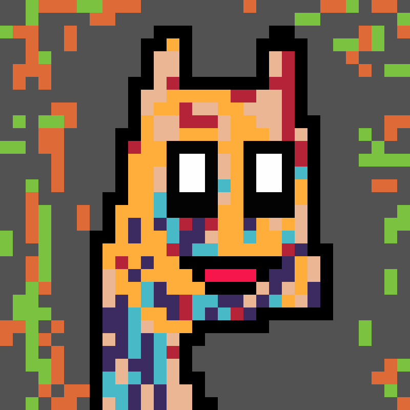 cOLORFUL DOG #4 static token preview