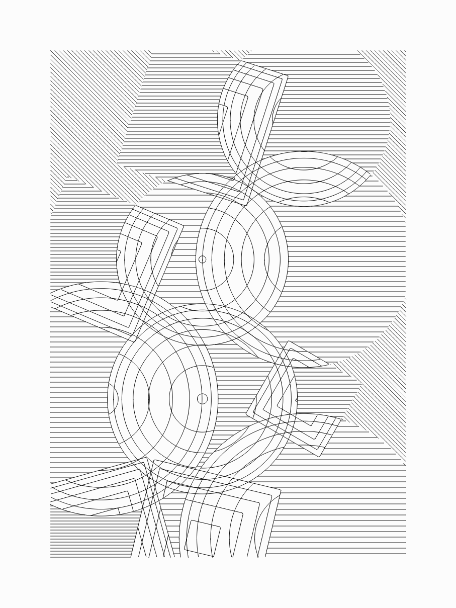 Entangled shapes #7 static token preview