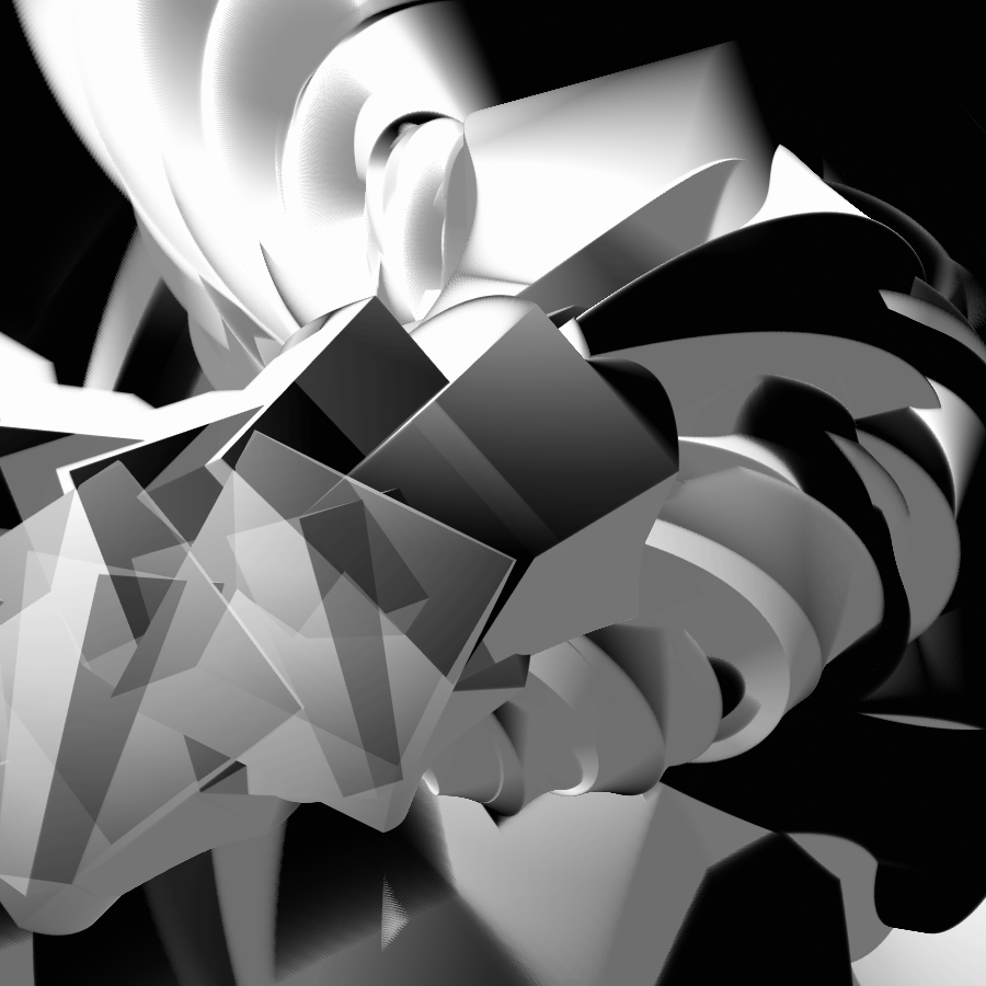 Transparent Evolving Sculpture #1 static token preview