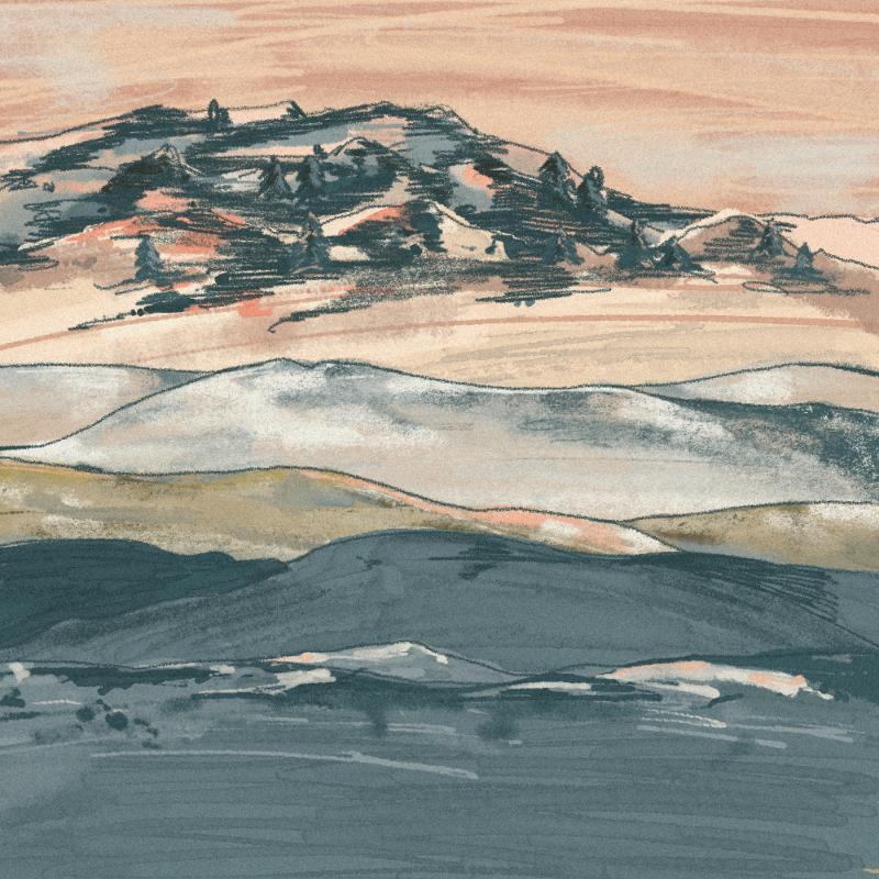 Postcard From The Mountains #1 static token preview
