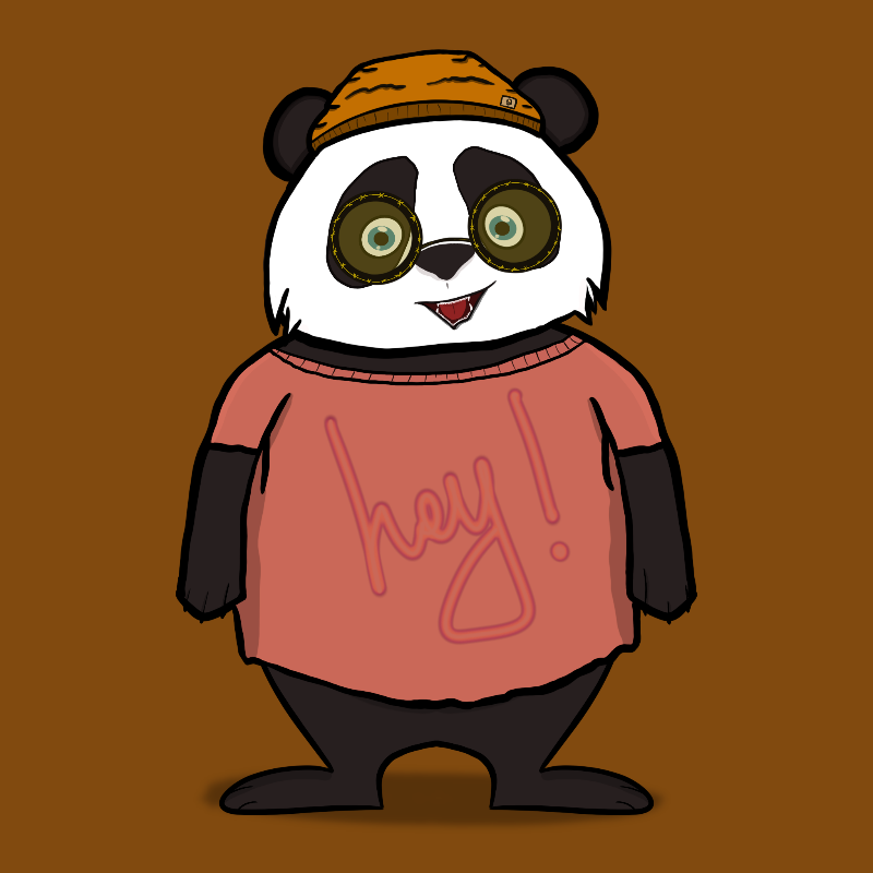 Young Panda #12 static token preview