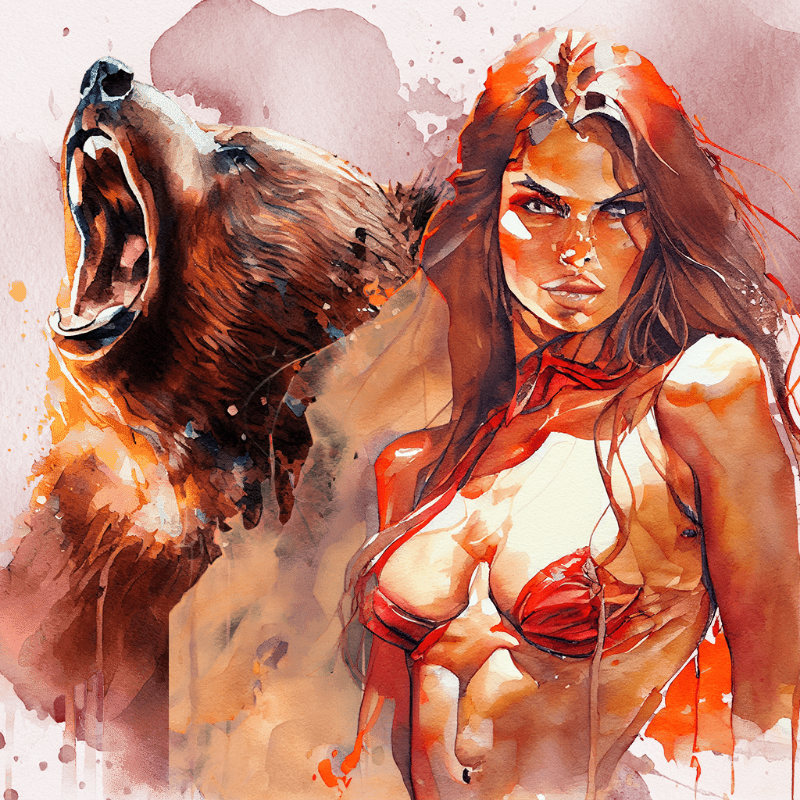 Artemis and Bear #1 static token preview