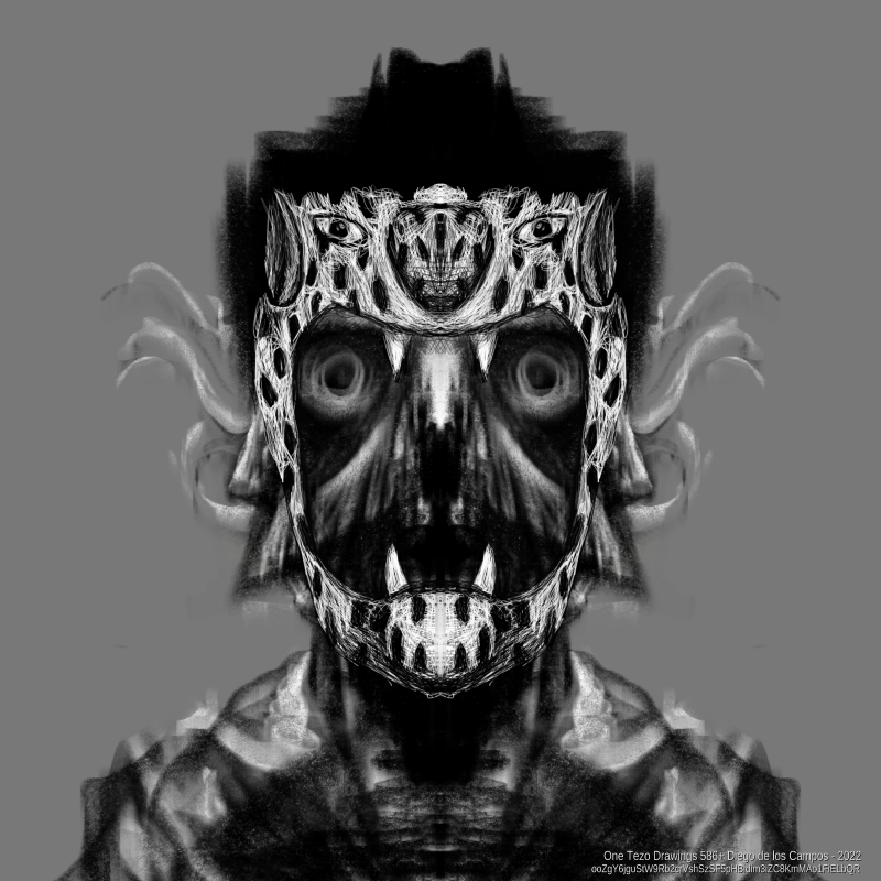 One Tezo Drawings_586+ #3 static token preview