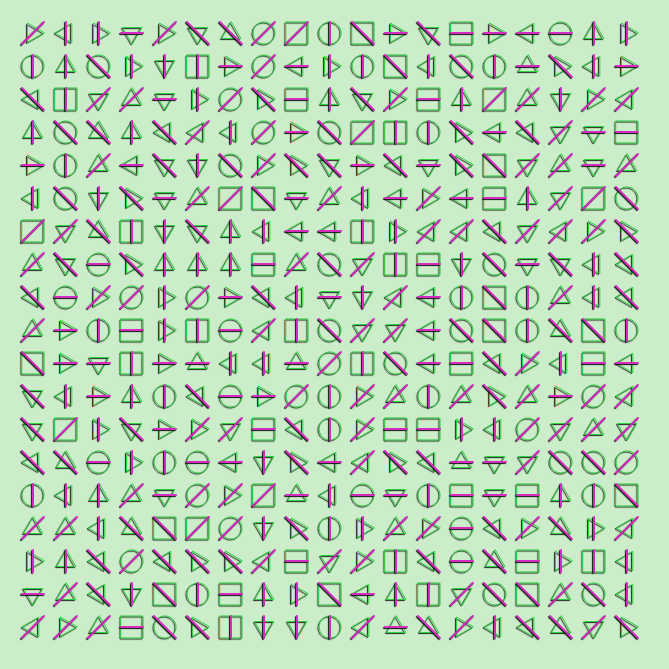 Geometric abstraction #17 static token preview