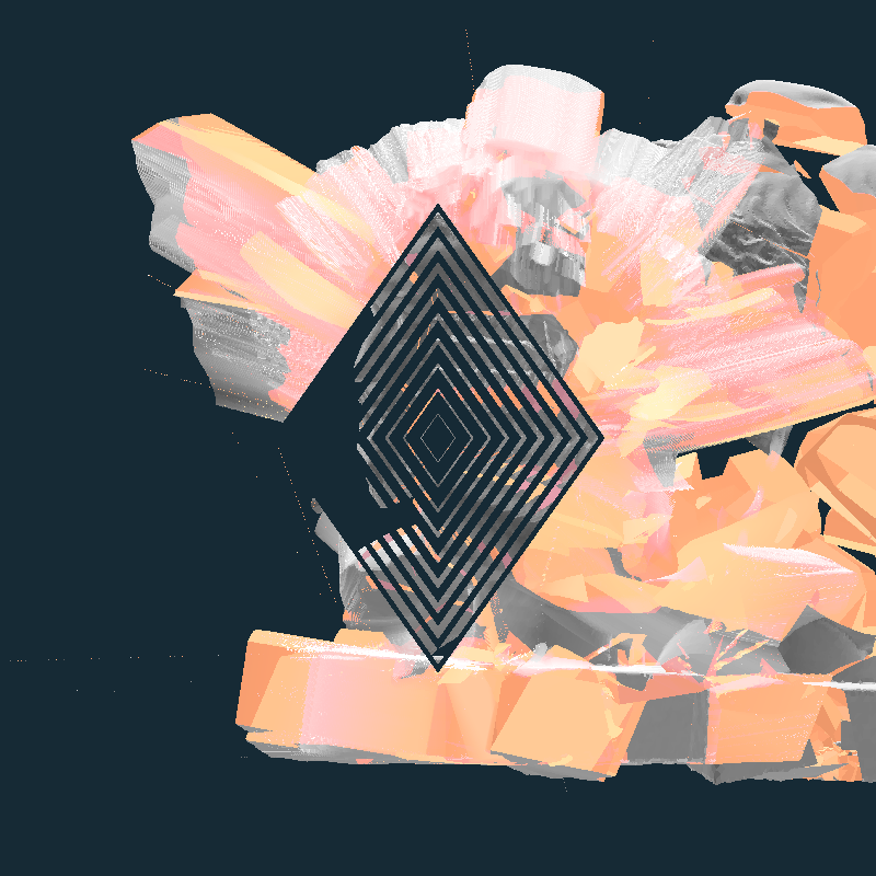 Exploding headz #9 static token preview