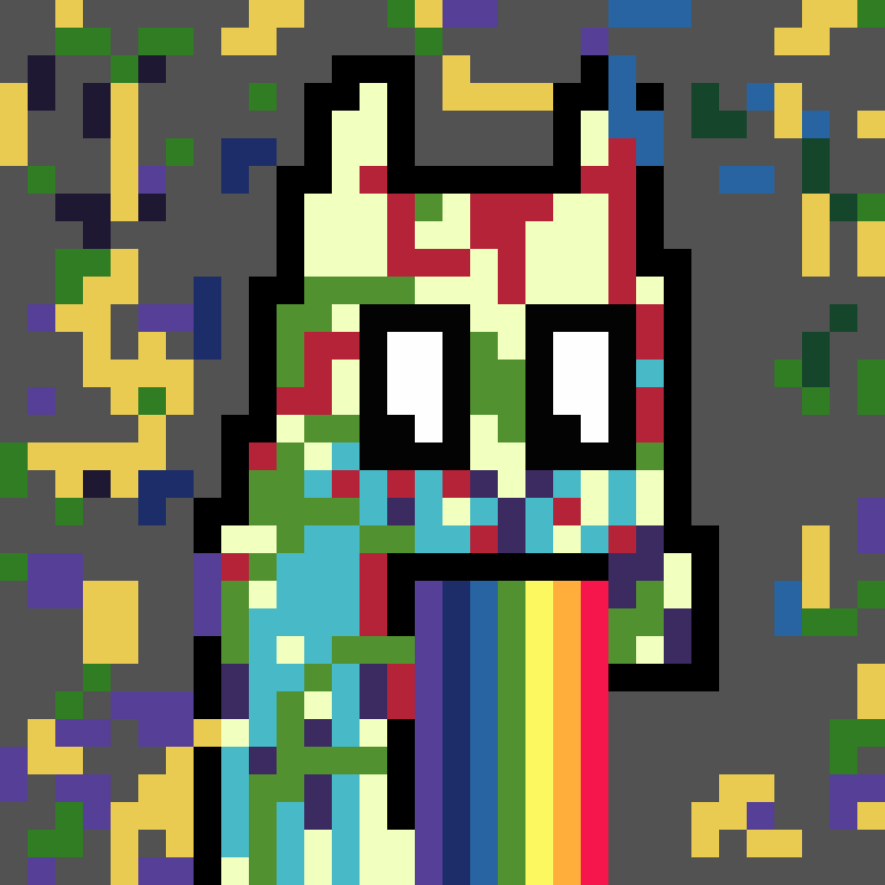 cOLORFUL DOG #8 static token preview