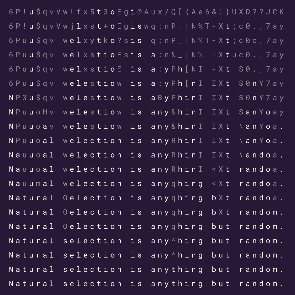 Natural selection #14 static token preview