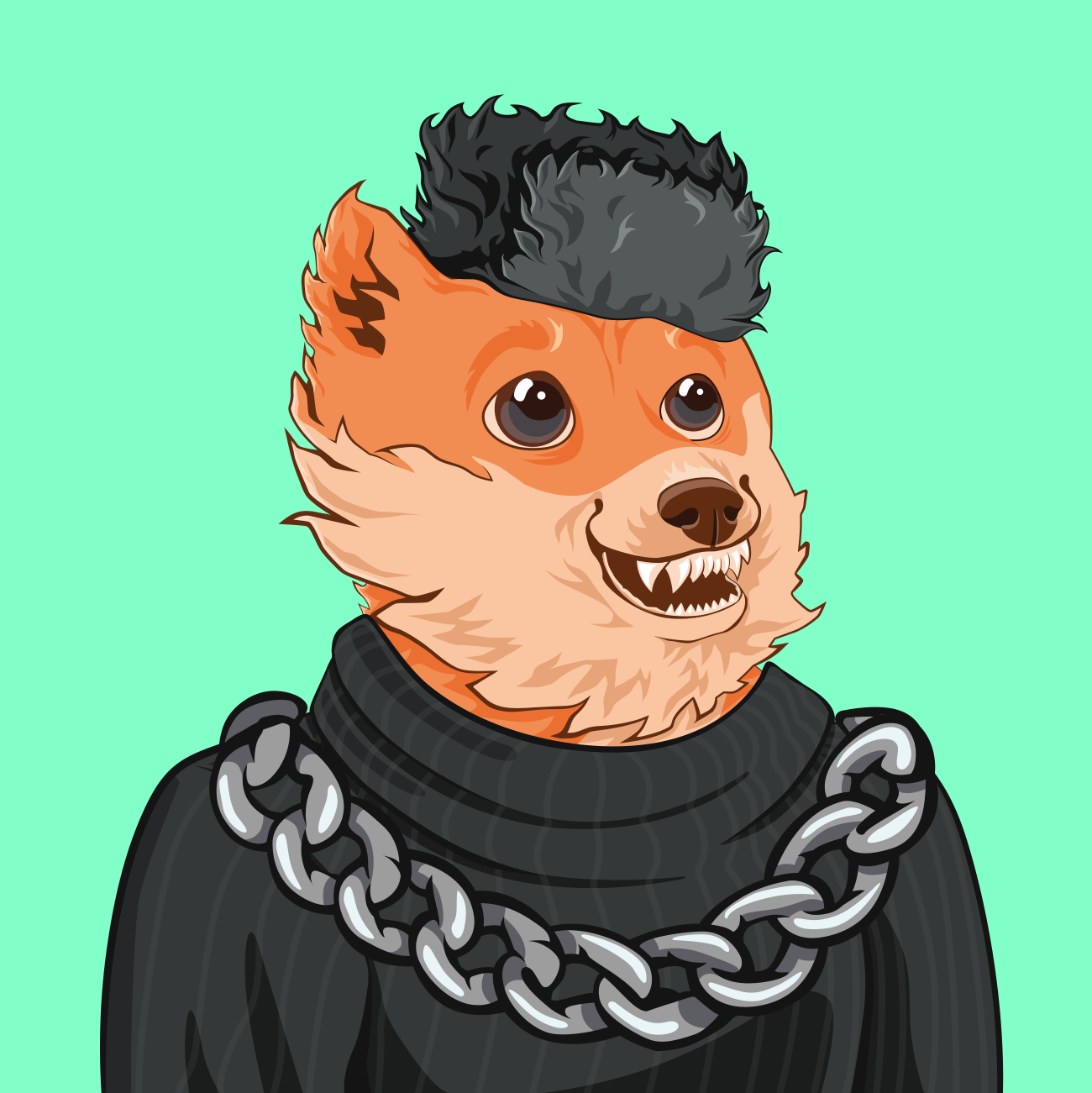 Peach Doge #6 static token preview