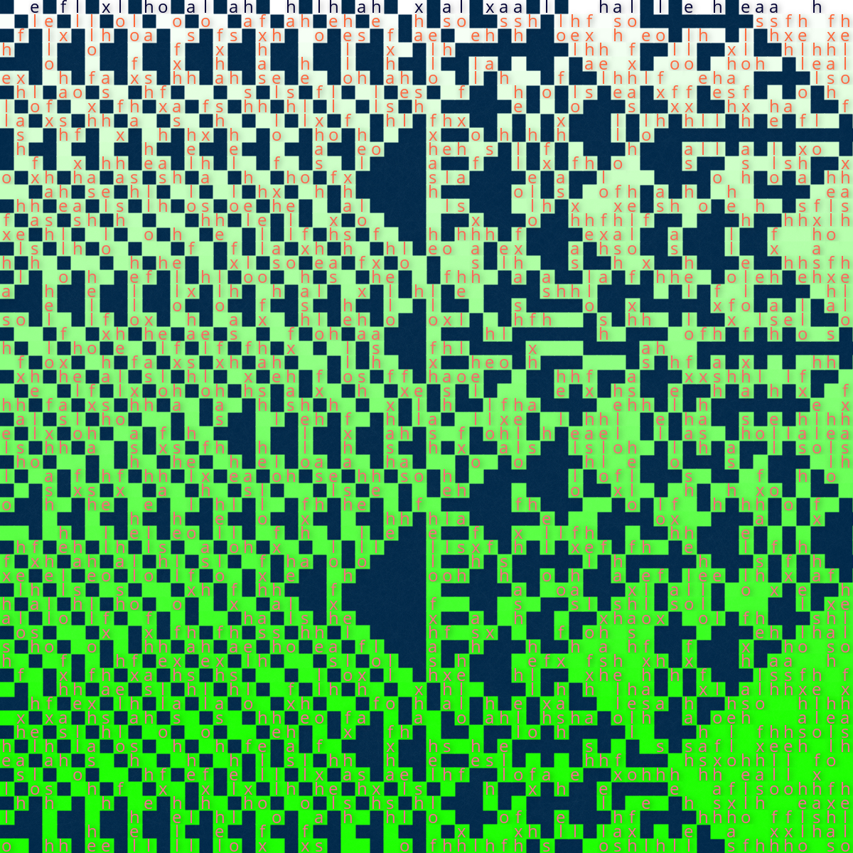 Textual Automata Machinery #23 static token preview