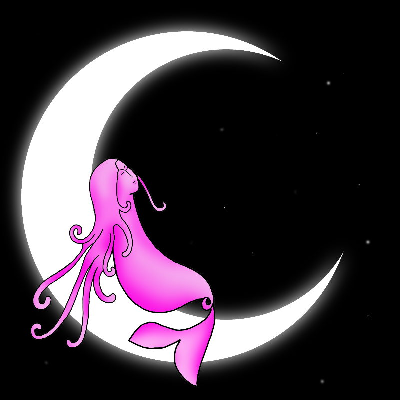 Mermaid & Moon #5 static token preview