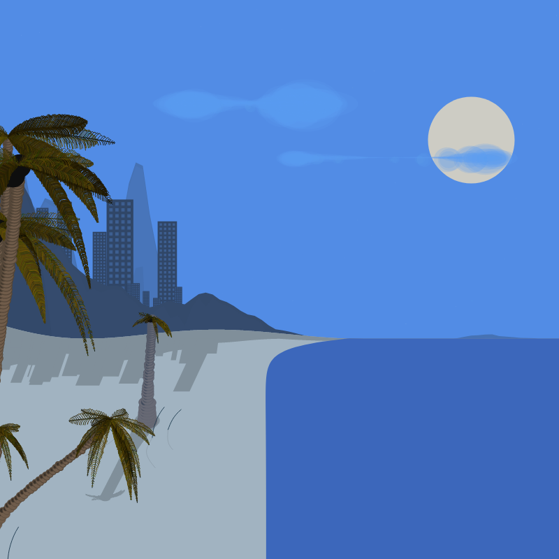 Beachscape #2 static token preview