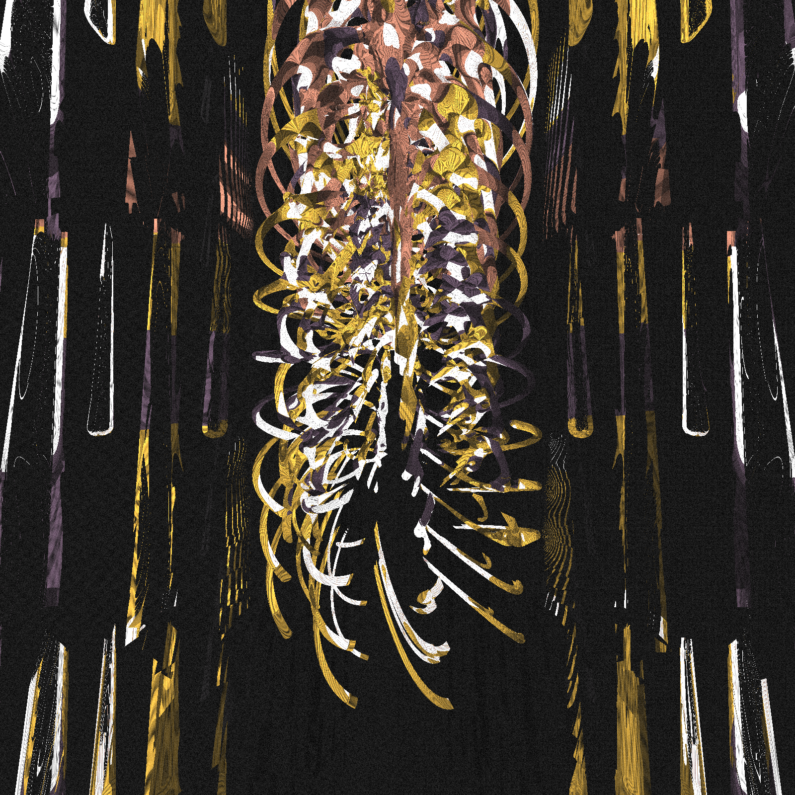 Several pairs of narrow, curved strips #13 static token preview