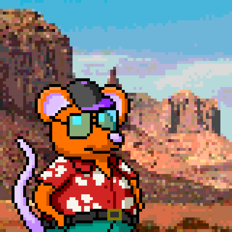 XTZ-Rats - Serie 2 - Around the world. #4 static token preview
