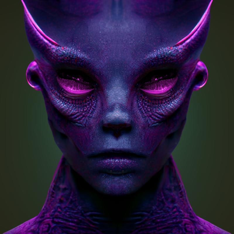 AI Aliens #10 static token preview