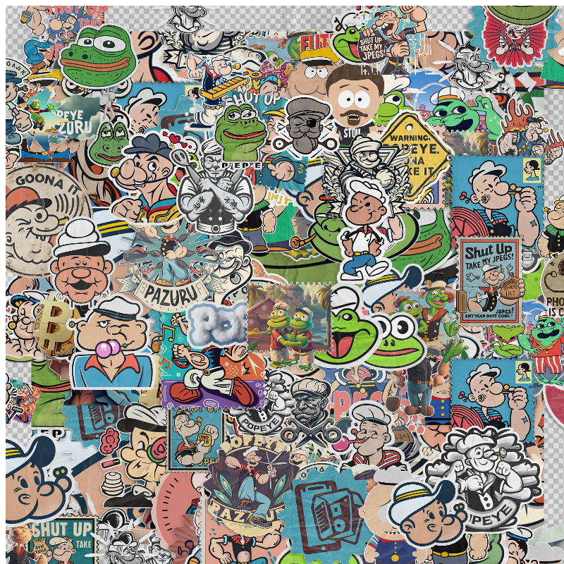 Sticker addict: PEPEYE #1 static token preview